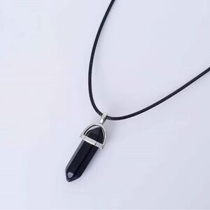 Chakra Crystal - Black Healing Quartz Pendant Necklaces